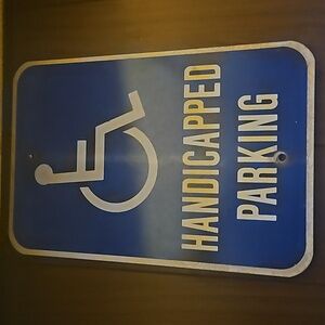 Handicap sign